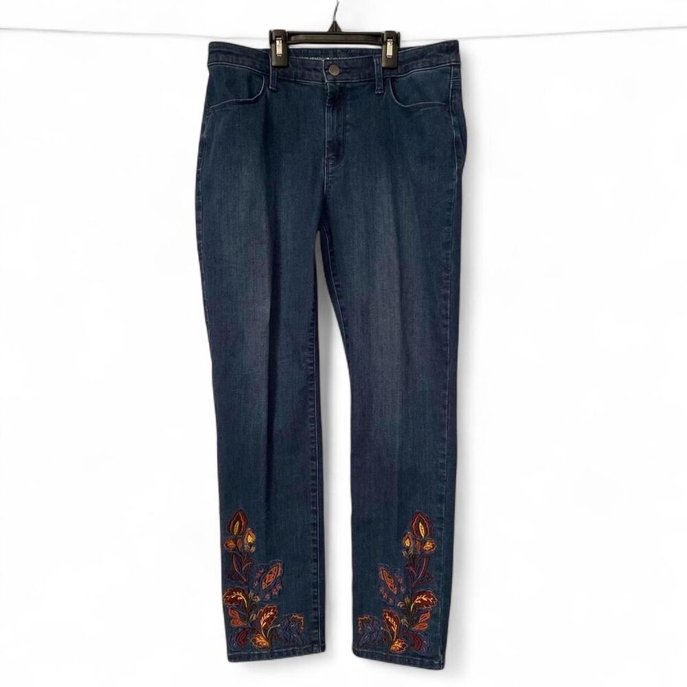 Chico-s Women's Blue and Navy Jeans